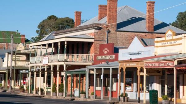 EEDEYM Australian road trip: Streetscapes of Beechworth, a gold rush town in NE Victoria. The large building is the former Star Hotel. Feb5Cover

Photo: Alamy